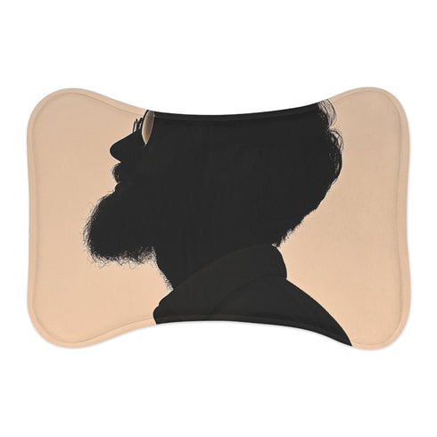 Bald Man Beard Ombre Pet Mat