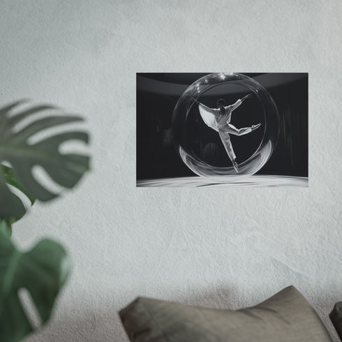 Ballet Dancer Spinning Through Gravity