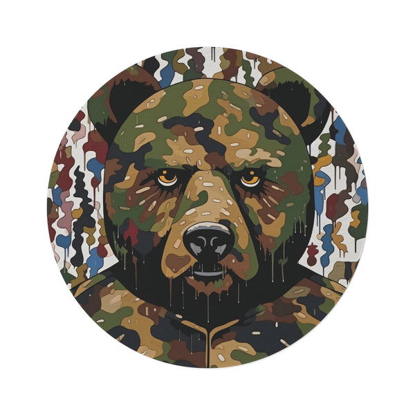 Bape Camo Takeshi Round Rug