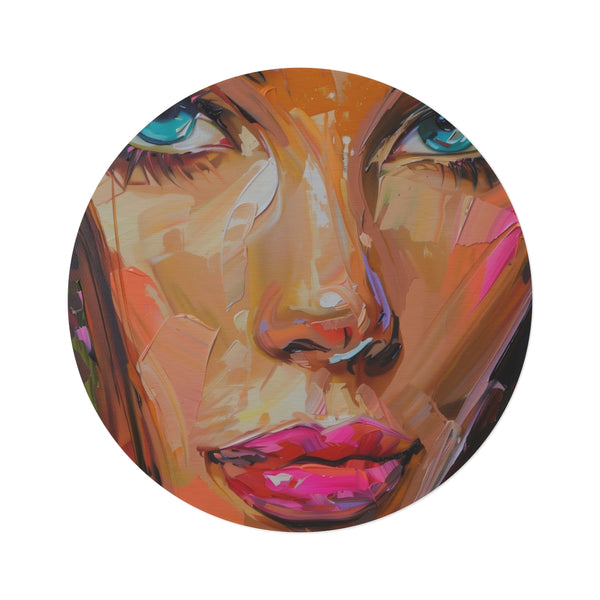 "Barbie Dream Round Rug: Stylish & Fun Addition!"