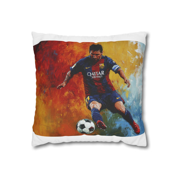 "Barcelona Messi Dribble Pillowcase Masterpiece"