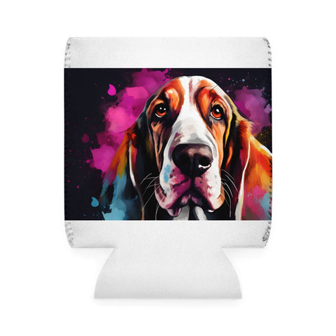Basset Hound Can Cooler Sleeve