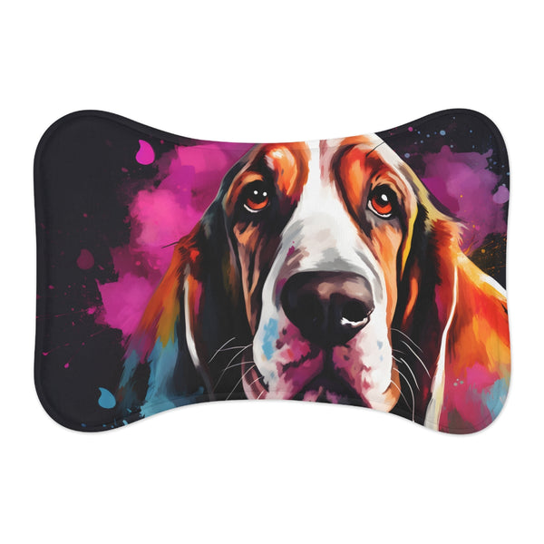 "Basset Hound Cuddle Mat: Perfect for Furry Friends!"