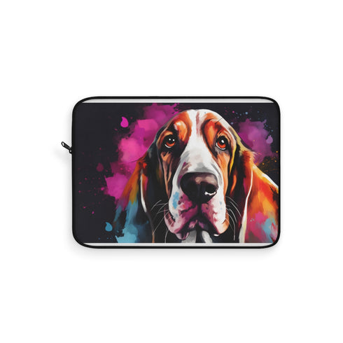 "Basset Hound Pup Laptop Sleeve"