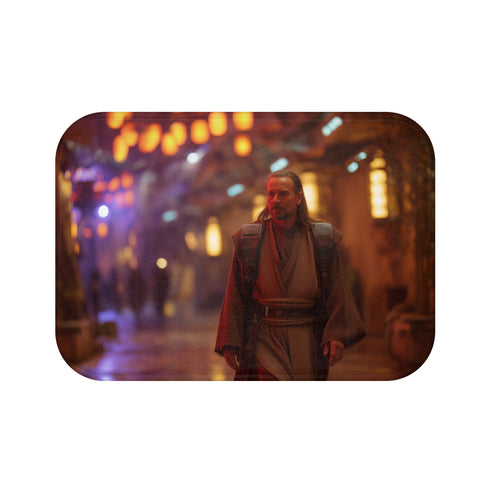Bath Mat Featuring Qui-Gon Jinn