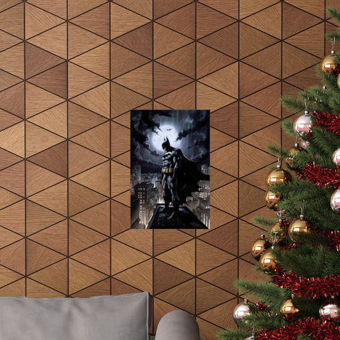 Dark Knight Batman Poster, Matte Paper Back to School Decor.