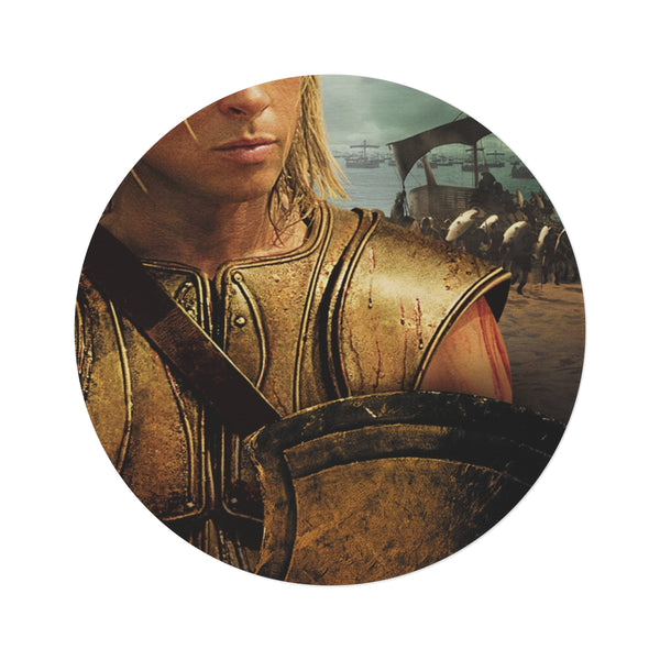 "Battle-Ready Brad Pitt Rug"