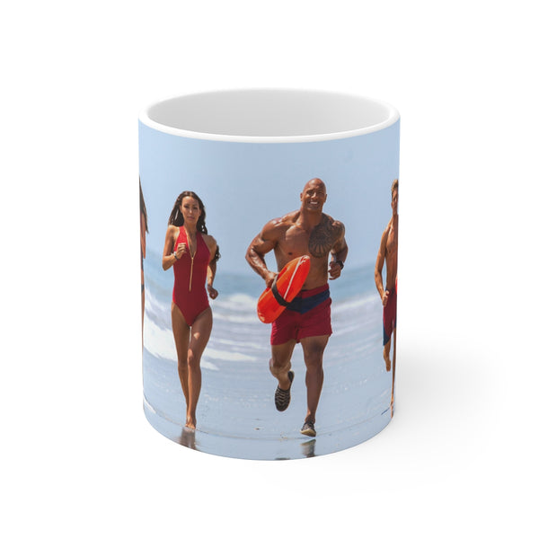 "Baywatch Cast Coffee Mug: Dive In!"