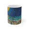 "Beach Night Full Moon Mug"