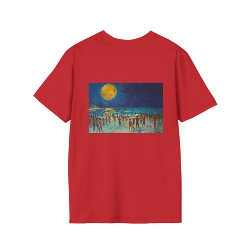 Beach Night Full Moon Tee