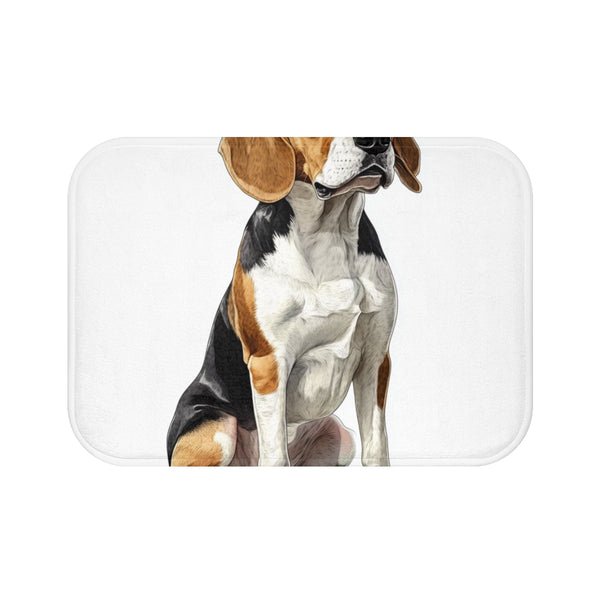 "Beagle Bliss Bath Mat"