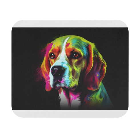 Beagle Bliss Mouse Pad Playful Pup Design