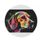 "Beagle Bliss Round Rug: Pawsitively Adorable"