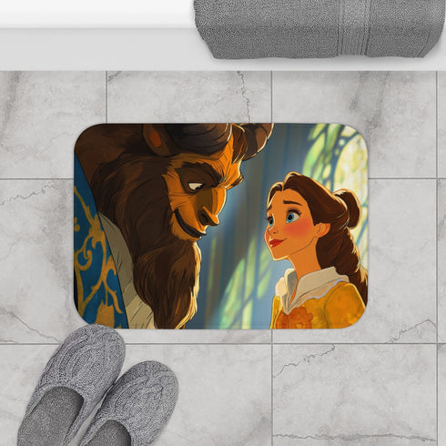 Beauty And Luxury Memory Foam Bath Mat - Bathroom Lifestyle View