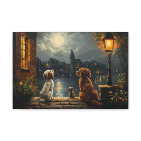 "Bella Notte Romantic Canine Kiss"