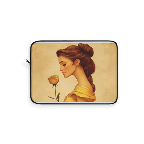 "Belle Beauty Laptop Sleeve Enchantment"