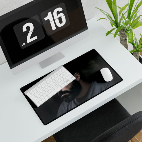 Ben Affleck — XL Gaming Desk Mat — Gaming & Workspace Desk Setup View