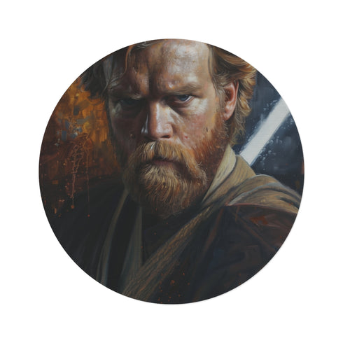 Ben Kenobi Round Rug Art