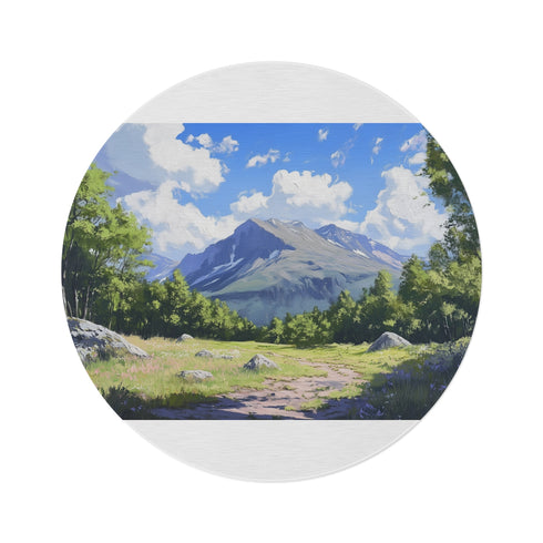 "Ben Nevis Round Rug Masterpiece"