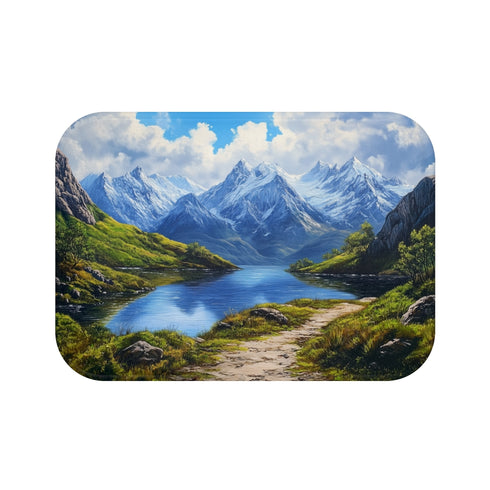 "Ben Nevis Scotland Landscape Bath Mat"