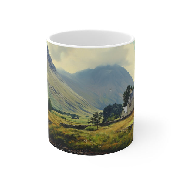 "Ben Nevis Scotland Painted Mug"