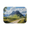 "Ben Nevis Scotland Painting Bath Mat: Soft, Stylish, and Stunning!"