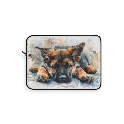 "Benjamin Cook German Shepherd Laptop Sleeve"