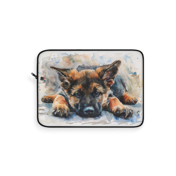 "Benjamin Cook German Shepherd Laptop Sleeve"