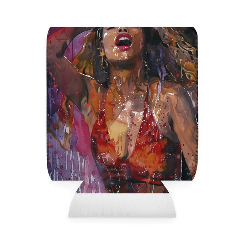 Beyonce Concert Watercolor Can Cooler