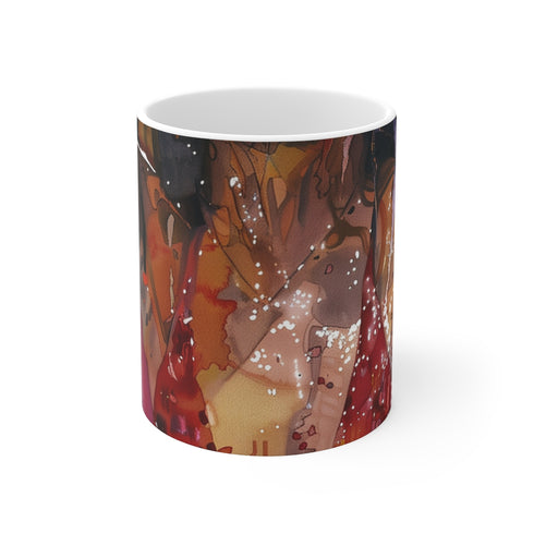 "Beyoncé Watercolor Concert Mug: Sip in Style"