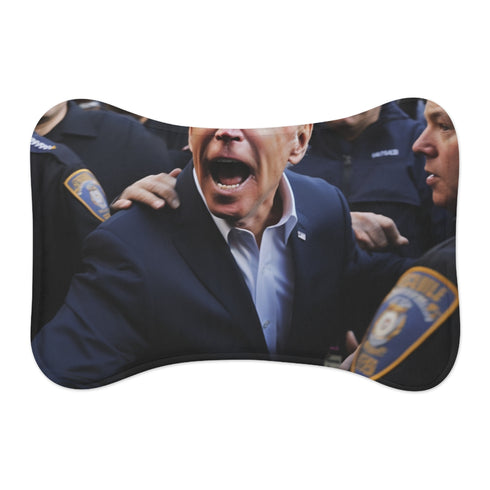 "Biden Apprehended Pet Mat: Presidential Paws"