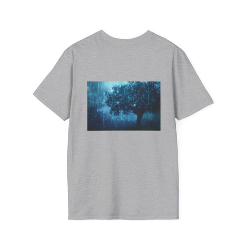 Binary Code Rain Graphic Tee