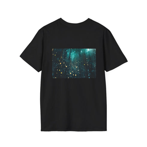 Binary Code Rain T-Shirt Design