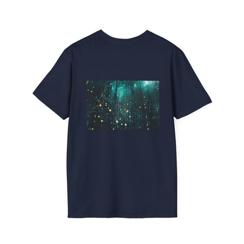Binary Code Rain T-Shirt Design
