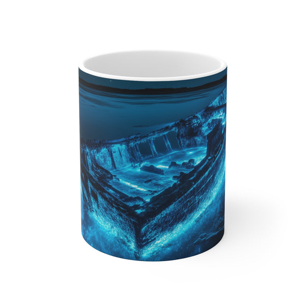 Bioluminescent Sunken Ship Coffee Mug