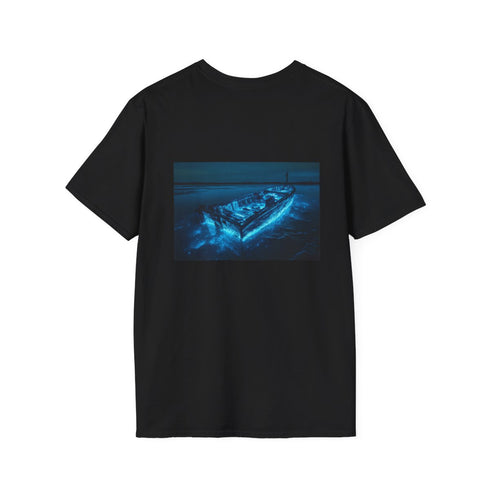 Bioluminescent Sunken Ship T-Shirt Design