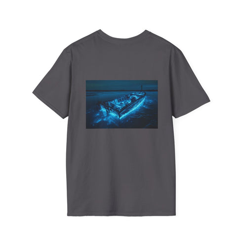 Bioluminescent Sunken Ship T-Shirt Design
