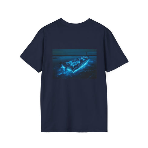 Bioluminescent Sunken Ship T-Shirt Design