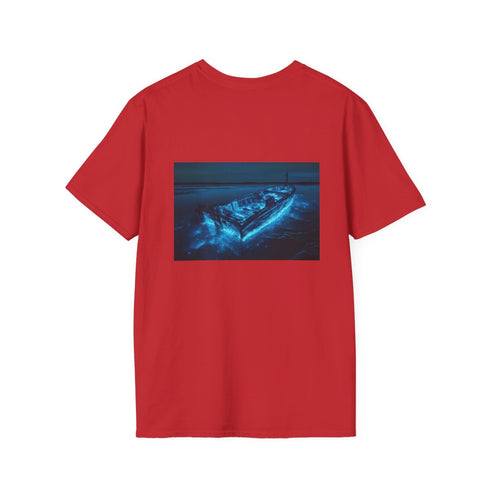 Bioluminescent Sunken Ship T-Shirt Design