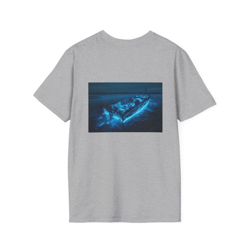 Bioluminescent Sunken Ship T-Shirt Design
