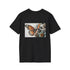 Biomechanical Butterfly Metal Flower T-Shirt