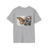 Biomechanical Butterfly Metal Flower T-Shirt