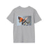 Biomechanical Butterfly Metal Flowers T-Shirt