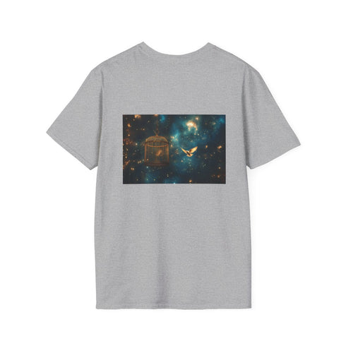 Bird Cage Galaxy Floating T-shirt