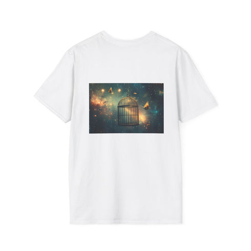 Bird Cage Galaxy Space T-shirt