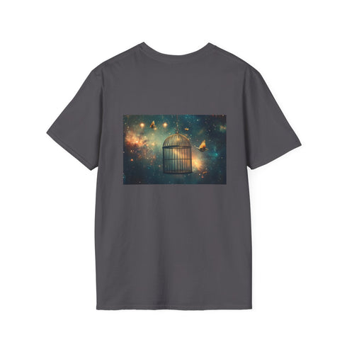 Bird Cage Galaxy Space T-shirt