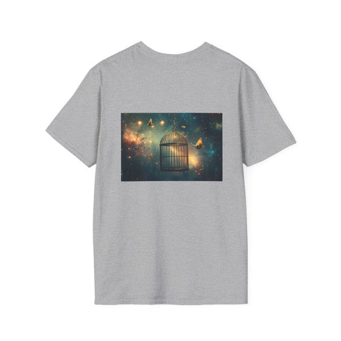 Bird Cage Galaxy Space T-shirt