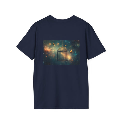 Bird Cage Galaxy Space T-shirt