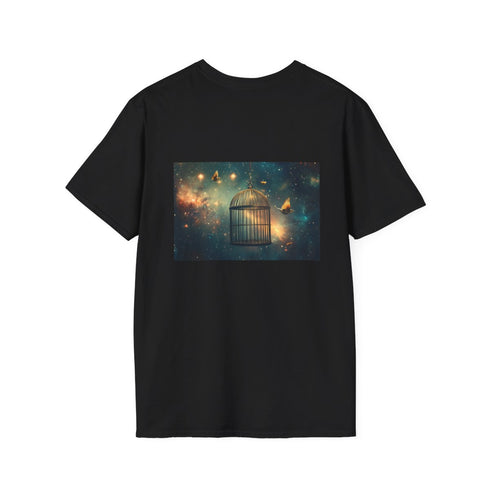 Bird Cage Galaxy Space T-shirt