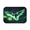 "Bird Shaped Aurora Borealis Bathmat"
